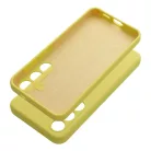 Silicon Case Honor 400 Lite kameravédős szilikon tok citromsárga