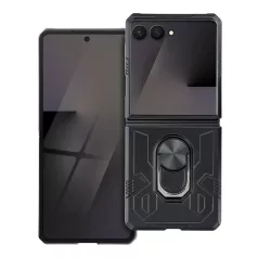  Armor Case Samsung Galaxy Z Flip 7 ütésálló szilikon/műanyag tok fekete