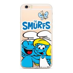   Hupikék törpikék szilikon tok - Smerfy 009 Apple iPhone XR (6.1) átlátszó (PPCSMURFS5256)