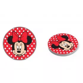   Disney vezeték nélküli töltő - Minnie 001 micro USB adatkábel 1m 9V/1.1A 5V/1A piros (DCHWMIN002) 10W