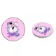 Disney vezeték nélküli töltő - Minnie 002 micro USB adatkábel 1m 9V/1.1A 5V/1A pink (DCHWMIN003) 10W