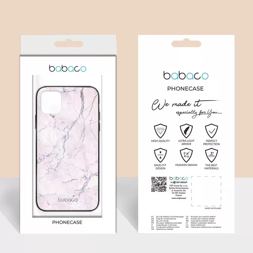 Babaco Abstrakt 006 Apple iPhone 7 / 8 / SE2 / SE3 (4.7) prémium tok edzett üveg hátlappal