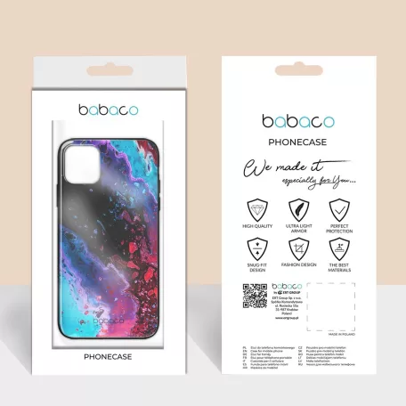 Babaco Abstrakt 016 Apple iPhone XS Max (6.5) prémium tok edzett üveg hátlappal