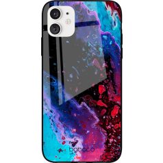   Babaco Abstrakt 016 Apple iPhone 11 Pro (5.8) 2019 prémium tok edzett üveg hátlappal