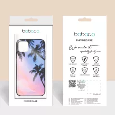   Babaco Natura 002 Apple iPhone 12 Mini 2020 (5.4) prémium tok edzett üveg hátlappal