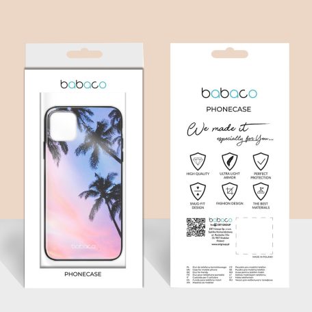 Babaco Natura 002 Apple iPhone 12 / 12 Pro 2020 (6.1) prémium tok edzett üveg hátlappal