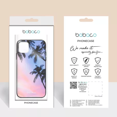 Babaco Natura 002 Apple iPhone 12 Pro Max 2020 (6.7) prémium tok edzett üveg hátlappal