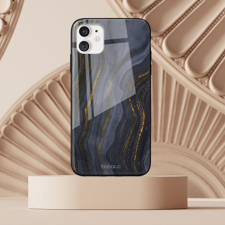 Babaco Marble 008 Apple iPhone XR (6.1) prémium tok edzett üveg hátlappal