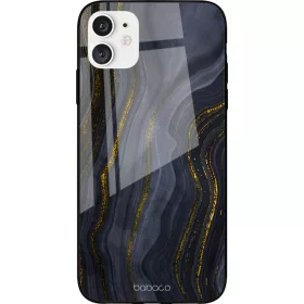   Babaco Marble 008 Apple iPhone 7 / 8 / SE2 / SE3 (4.7) prémium tok edzett üveg hátlappal