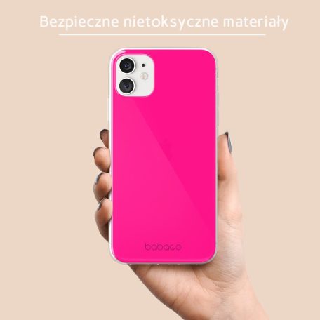 Babaco Classic 008 Xiaomi Redmi Note 10 4G/ Note 10S prémium dark pink szilikon tok