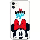 Disney szilikon tok - Minnie 027 Apple iPhone 13 Pro Max (6.7) fehér (DPCMIN32391)