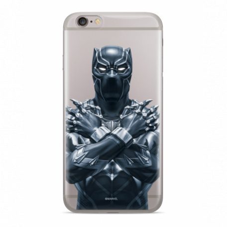 Marvel szilikon tok  - Fekete Párduc 012 Apple iPhone 13 (6.1) átlátszó (MPCBPANT3791)