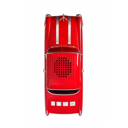 WSTER WS-598 LED világítású TWS bluetooth hangszóró piros 10W