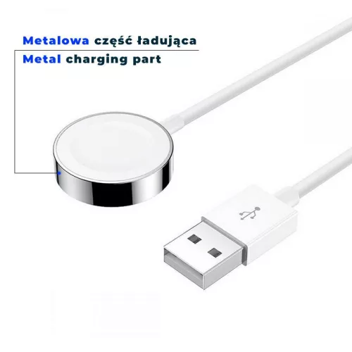 Apple Watch mágneses töltő adatkábel USB-A csatlakozóval (1m)