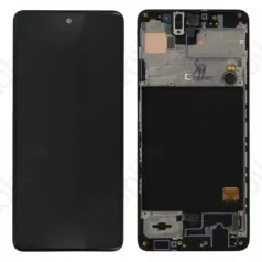   Samsung A037G (EU) Galaxy A03s (2021) fekete LCD kijelző érintővel (164mm)