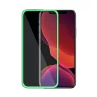 Fluoreszkáló Apple iPhone 13 / 13 Pro (6.1) előlapi üvegfólia zöld
