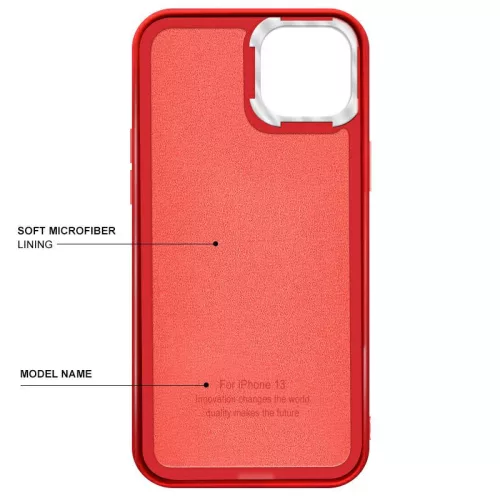 Ambi Case - Apple iPhone 11 (6.1) 2019 piros szilikon tok