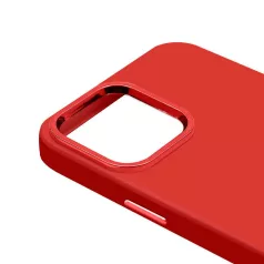   Ambi Case - Apple iPhone 12 Pro Max 2020 (6.7) piros szilikon tok