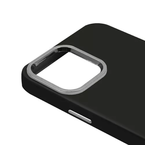 Ambi Case - Apple iPhone 13 (6.1) fekete szilikon tok