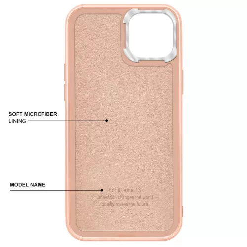 Ambi Case - Apple iPhone 13 Pro (6.1) pink szilikon tok