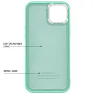 Ambi Case - Apple iPhone 14 (6.1) zöld szilikon tok