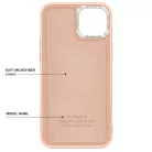Ambi Case - Apple iPhone 14 Pro (6.1) pink szilikon tok
