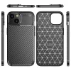Carbon Armor Samsung G990B Galaxy S21 FE (2022) vékony szilikon tok fekete