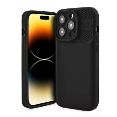   Cross Case - Xiaomi Redmi A1 / A2 fekete kameravédős szilikon tok
