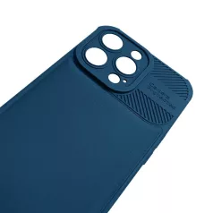   Cross Case - Xiaomi Redmi A1 / A2 kék kameravédős szilikon tok