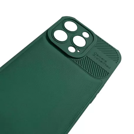 Cross Case - Xiaomi Redmi Note 12 Pro 5G zöld kameravédős szilikon tok