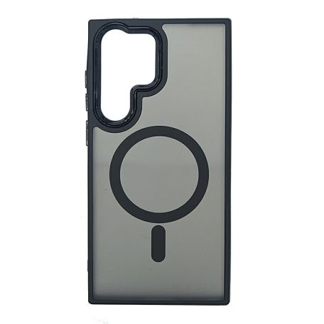 Magsafe Apple iPhone 12 / 12 Pro 2020 (6.1) TPU/PC tok (vezetéknélküli töltéshez) fekete