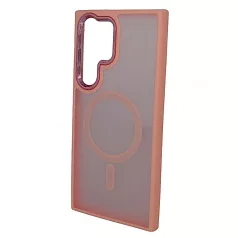   Magsafe Apple iPhone 14 Pro (6.1) TPU/PC tok (vezetéknélküli töltéshez) pink