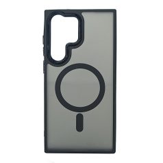   Magsafe Apple iPhone 13 (6.1) TPU/PC tok (vezetéknélküli töltéshez) fekete