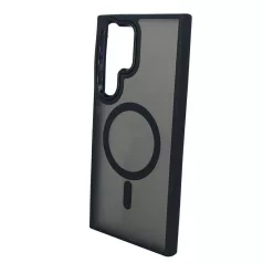   Magsafe Apple iPhone 13 (6.1) TPU/PC tok (vezetéknélküli töltéshez) fekete