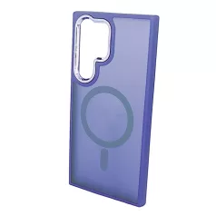   Magsafe Apple iPhone 13 (6.1) TPU/PC tok (vezetéknélküli töltéshez) ibolya