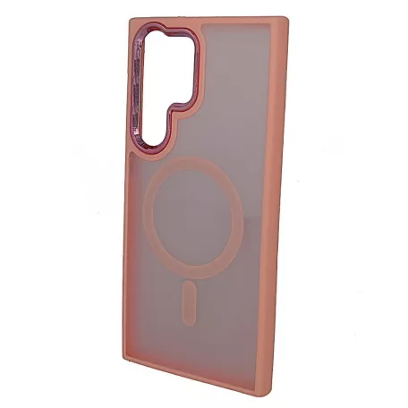 Magsafe Apple iPhone 15 (6.1) TPU/PC tok (vezetéknélküli töltéshez) pink