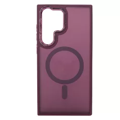   Magsafe Apple iPhone 15 Pro (6.1) TPU/PC tok (vezetéknélküli töltéshez) lila