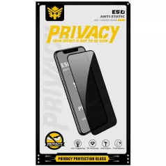   Privacy Anti-Static Apple iPhone 13 Pro Max (6.7) kijelzővédő üvegfólia betekintés elleni védelemmel (9H)