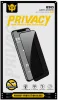 Privacy Anti-Static Apple iPhone 15 Pro (6.1) kijelzővédő üvegfólia betekintés elleni védelemmel (9H)