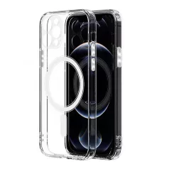   Magsafe Samsung S928 Galaxy S24 Ultra (2024) tok (vezetéknélküli töltéshez) átlátszó