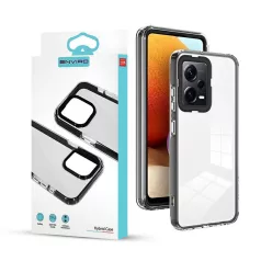   Enviro Hybrid Samsung S911 Galaxy S23 (2023) oldalra nyíló mágneses könyv tok szilikon belsővel fekete