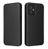 Enviro Fiber Samsung S928 Galaxy S24 Ultra (2024) oldalra nyíló mágneses könyv tok szilikon belsővel fekete