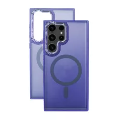  Magsafe Samsung S928 Galaxy S24 Ultra (2024) TPU/PC tok (vezetéknélküli töltéshez) ibolya