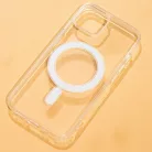 Anti - Shock MagSafe Apple iPhone 16 Pro (6.3) ütésálló, átlátszó szilikon tok csomagolásban