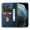 Marva Wallet Apple iPhone 16 Pro (6.3) oldalra nyíló ökobőr könyvtok szilikon belsővel kék