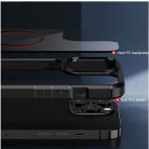 Mag Rim Case Apple iPhone 16 (6.1) átlátszó TPU/PC MagSafe tok lila kerettel