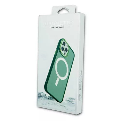 Magsafe Samsung Galaxy S25 Plus TPU/PC tok (vezetéknélküli töltéshez) zöld
