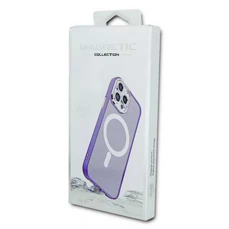 Magsafe Samsung Galaxy S25 Plus TPU/PC tok (vezetéknélküli töltéshez) ibolya