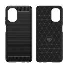 Carbon Pro Xiaomi Redmi Note 14 4G ütésálló TPU vékony szilikon tok fekete