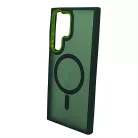 Magsafe Apple iPhone 17 (6.3) TPU/PC tok (vezetéknélküli töltéshez) zöld